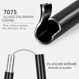 Détail du bâton de randonnée en alliage d'aluminium 7075, épais, solide et résistant