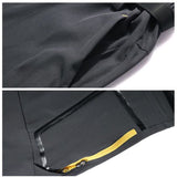 Détail des poches du pantalon de randonnée noir pour homme