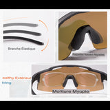 Lunettes de soleil polarisées sport UV400 pour hommes et femmes