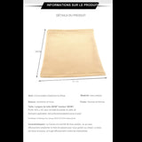 Détails du produit cache-cou en polaire, dimensions et caractéristiques