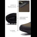 Détails des matériaux des chaussures de randonnée, imperméables, résistantes à la saleté et confortables