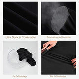Détails du tissu des sous-vêtements thermiques pour hommes, doux et confortable