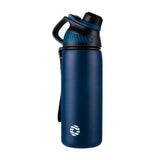 Bouteille isotherme en acier inoxydable bleue, 1000 ml