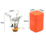 Réchaud à gaz pliable et portable pour camping, compact, léger et efficace