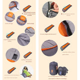 Fonctionnalités du sac de couchage Desert Fox, ajustable avec fermeture à glissière et sangle anti-morsure