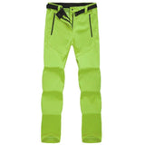 Pantalon de randonnée pour femme en tissu imperméable, couleur verte, nouvelle collection