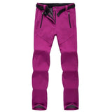 Pantalon de randonnée pour femme en tissu imperméable, couleur violette, nouvelle collection
