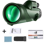 Télescope vert avec accessoires sans trépied