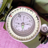 Boussole portable de navigation avec étui de transport et affichage LED