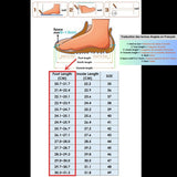 Guide des tailles pour chaussures de randonnée, longueur du pied en cm