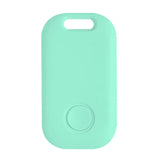 Traceur GPS de suivi couleur vert pastel, petit format pratique pour porte-clés et sacs