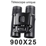 Télescope unique 900x25, grossissement puissant pour l'observation longue distance