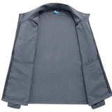 Intérieur de la veste de randonnée imperméable, poches spacieuses et doublure confortable