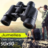 Jumelles 90x90 avec un large champ de vision pour l'observation en randonnée