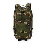 Sac à dos tactique camouflage avec multiples compartiments et sangles