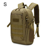 Sac à dos de randonnée 15L kaki, taille S, léger, étanche et résistant