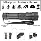 Lampe de poche XHP100 idéale pour plusieurs tâches comme la randonnée, le camping et le vélo