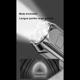 Lampe de poche avec mode d'entretien, longue portée et large gamme d'éclairage