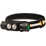 Lampe frontale SOFIRN avec double faisceau LED et bandeau ajustable