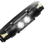 Lampe Frontale puissante LED, rechargeable et étanche pour la randonnée