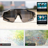 Lunettes de soleil polarisées sport UV400 pour hommes et femmes