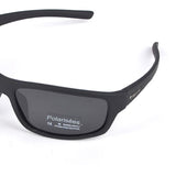Lunettes de soleil polarisées noires avec protection UV400, idéales pour les activités de plein air