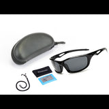 Lunettes de soleil polarisées avec étui et accessoires de nettoyage