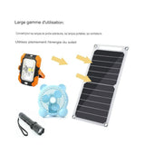 Panneau solaire pliable, solution écologique et durable pour l'extérieur
