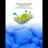 Matelas de camping gonflable avec forte étanchéité, mélange de polyuréthane et nylon pour une imperméabilité maximale