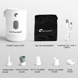 Max Pompe gonfleur 2 Pro USB portable avec accessoires, sac de rangement et câble de charge de type C
