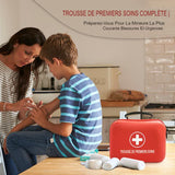Trousse de premiers secours compacte et étanche pour la maison et l'extérieur