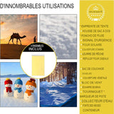 Multiples utilisations possibles d’une couverture de survie thermique en extérieur