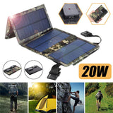 Panneau solaire pliable résistant à l'eau, montrant des gouttes sur les cellules