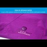 Pantalon de randonnée pour femmes, test de séchage rapide, tissu antiadhésif, couleur violette