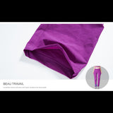 Pantalon de randonnée pour femmes, ourlet roulé, durable et de haute qualité, couleur violette