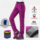 Pantalon de randonnée pour femme en tissu imperméable, chaleur, coupe-vent, nouvelle collection