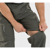 Pantalon tactique d'été avec fermeture éclair amovible, confortable et pratique pour la randonnée