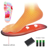 Semelles thermiques Chauffantes USB pour chaussures d'hiver
