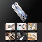 Pince multi outils Flagship Pro avec plusieurs fonctions, couteau, ouvre-bouteille, coupe ceinture