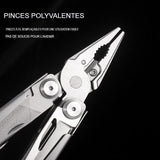 Pince polyvalente en acier inoxydable avec embouts remplaçables pour durabilité