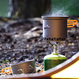 Pot de camping Grande Mer avec échangeur de chaleur, augmentant l'efficacité thermique de plus de 30%