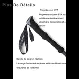 Poignée en EVA avec bande de poignet réglable pour bâton de randonnée