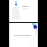 Purificateur d'eau portable avec paille, accessoires pour filtrage d'eau, bouteille et seringue.