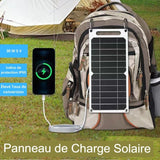 Panneau solaire pliable, solution écologique et durable pour l'extérieur