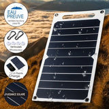 Panneau solaire pliable, solution écologique et durable pour l'extérieur