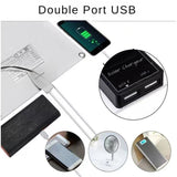 Panneau solaire double port USB chargeant divers appareils