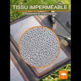 Panneau solaire pliable avec tissu imperméable et respirant