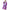Manteau de pluie long violet avec capuche pour femme, en extérieur