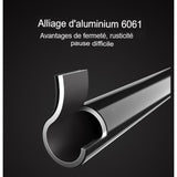 Alliage d'aluminium 6061 des bâtons de marche, fermeté et durabilité