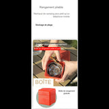 Réchaud à gaz de camping pliable avec boîte de rangement portable